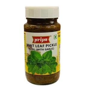 PRIYA MINT (PUDINA) PICKLE WITH GARLIC 300G