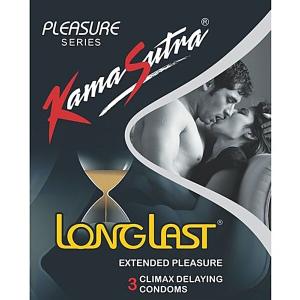 KAMA SUTRA CONDOMS LONG LAST— 3UN PACK