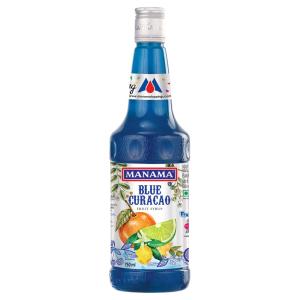 MANAMA BLUE CURACAO FRUIT SYRUP 750ML