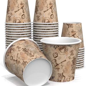 DISPOSABLE PAPER CUP 6 OZ 50PCS