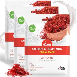 VCARE SAFFRON & GOATS MILK FACIAL MASK