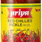 PRIYA RED CHILLI PICKLE WITH GARLIC 300G