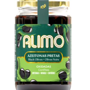 ALIMO WHOLE BLACK OLIVES 210GM