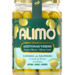 ALIMO WHOLE GREEN OLIVES 520GM