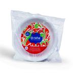 RAHA DISPOSABLE PLASTIC PLATES 25PC